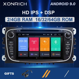 Мультимедийная магнитола для Ford Focus 2 3 mk2 Mondeo 4 Kuga Fiesta Transit