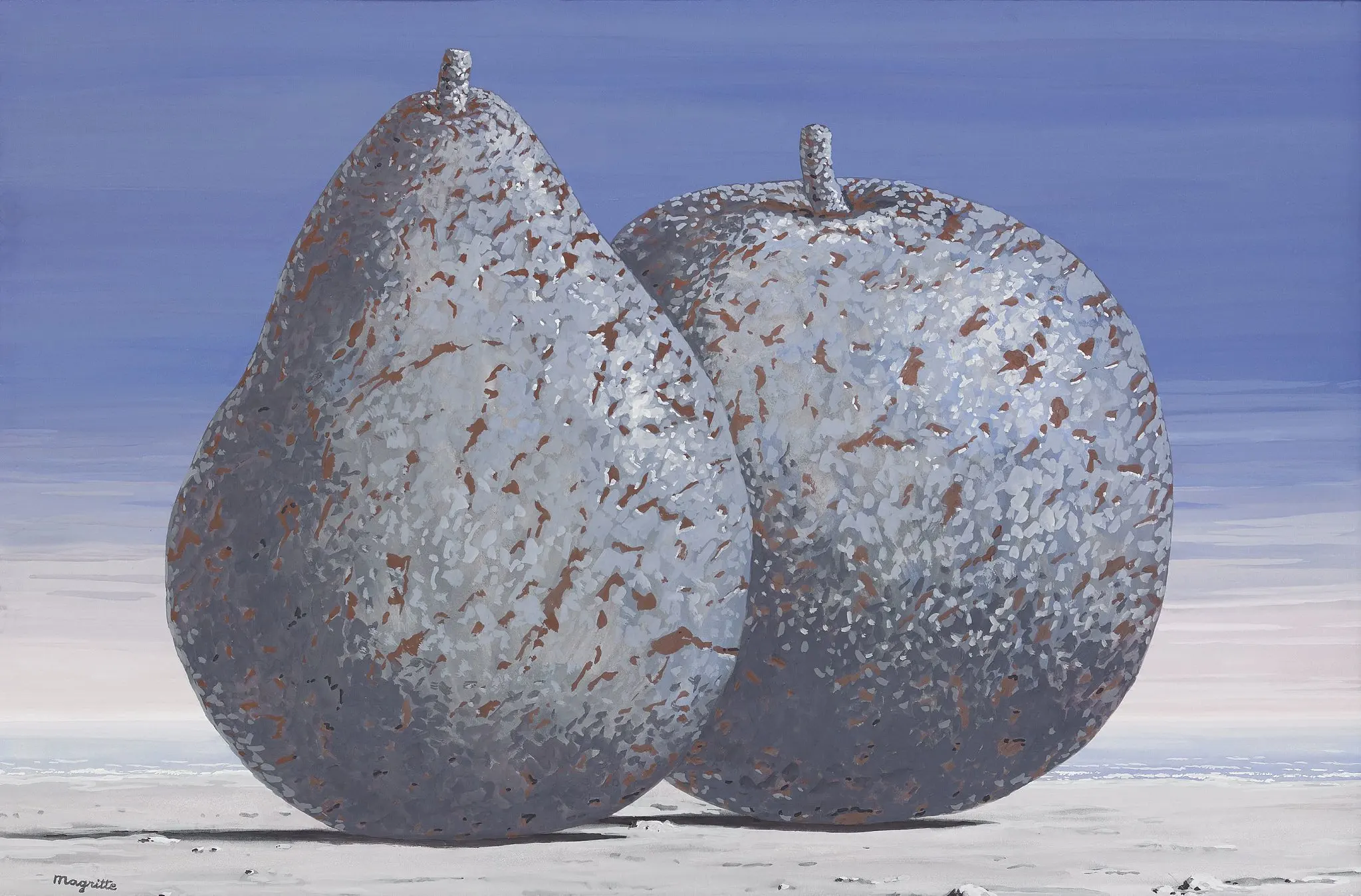 Картина на холсте Rene Magritte для ясновидения винтажные постеры из крафт бумаги