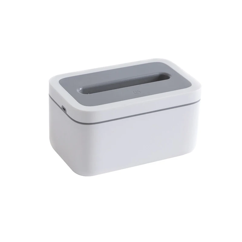 

Tissue Box With Night Light Bathroom Accessories Paper Towel Holder Meal Carton Tissue Collection Box Tissue Holder