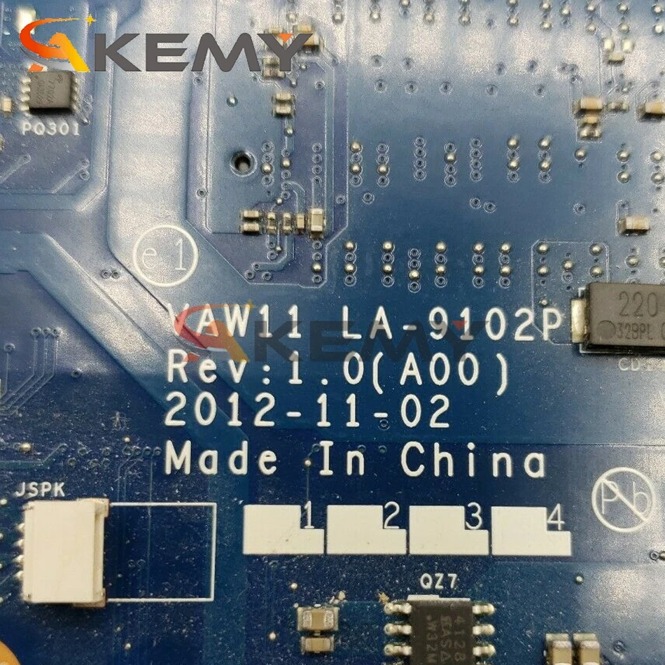 Akemy 0kcfdn kcfdn for ins17R 5721 3721 Laptop Motherboard VAW11 LA-9102P 2127U DDR3 tested | Компьютеры и офис