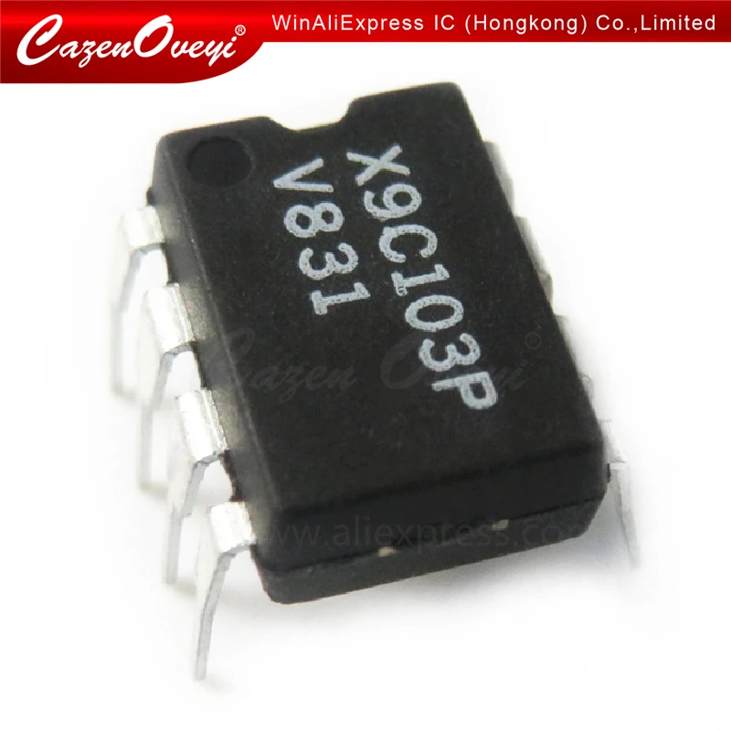 2 шт./лот X9C103P X9C103 DIP 8 в наличии|Интегральные схемы| |