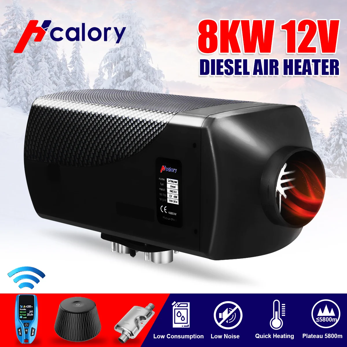 Автомобильный обогреватель дизельный воздушный парковочный отопитель с