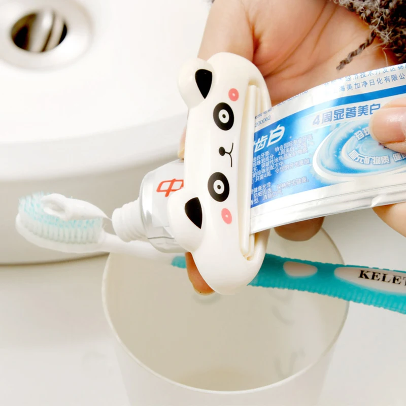 1PC multi-function kitchen accessories tool DIY cartoon toothpaste squeezer family bathroom decoration random kitchen appliances