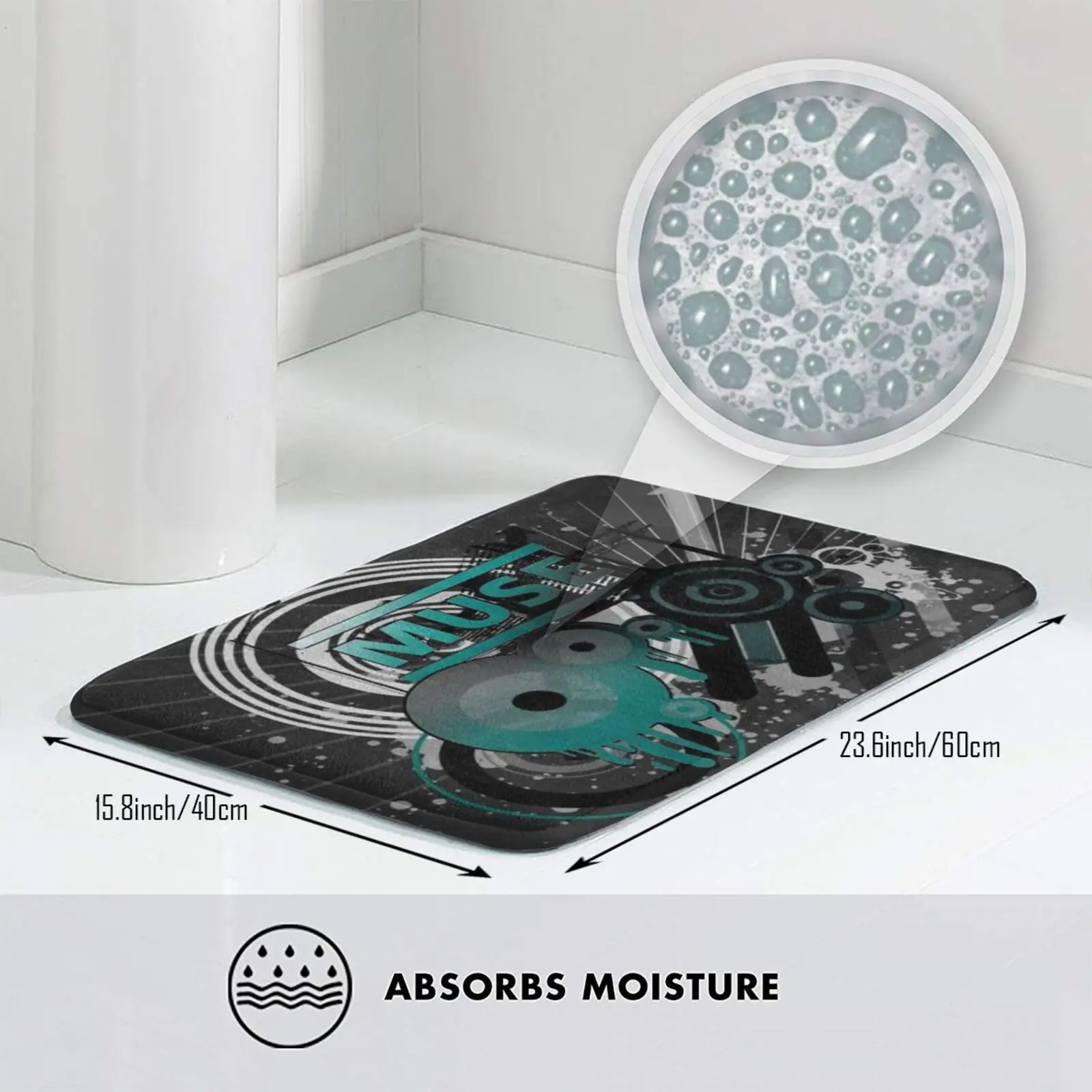 Лучшие логотипы Muse Band Mat коврик Противоскользящий для входной двери в спальню