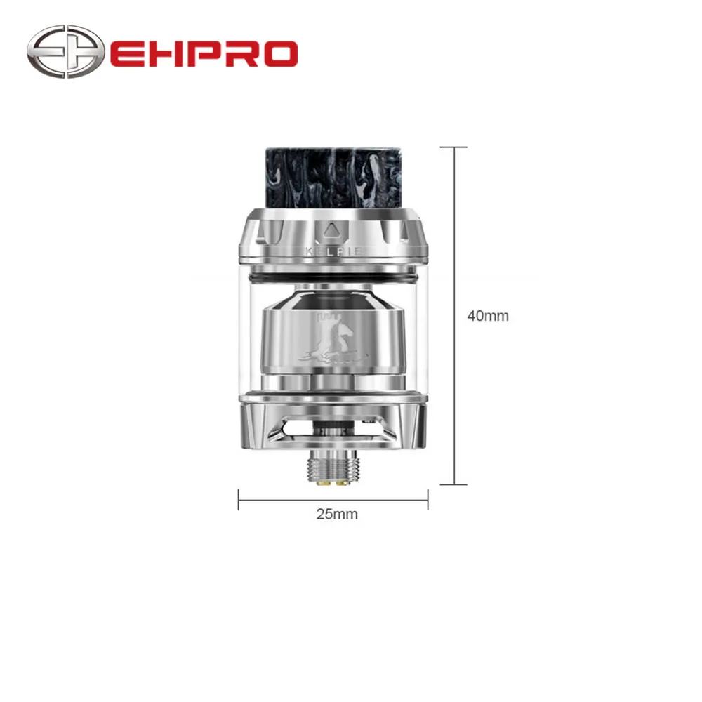 Оригинальный атомайзер для электронных сигарет Ehpro Kelpie 25 мм RTA 2/3.5 мл емкость с 2