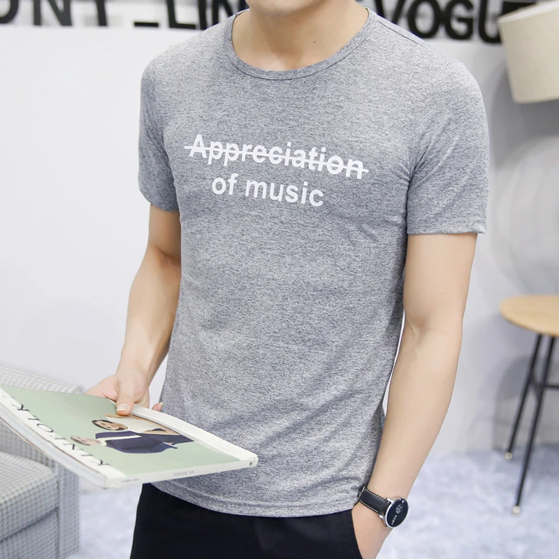 2020 новые летние футболки мужские тонкие из полиэстера с коротким рукавом