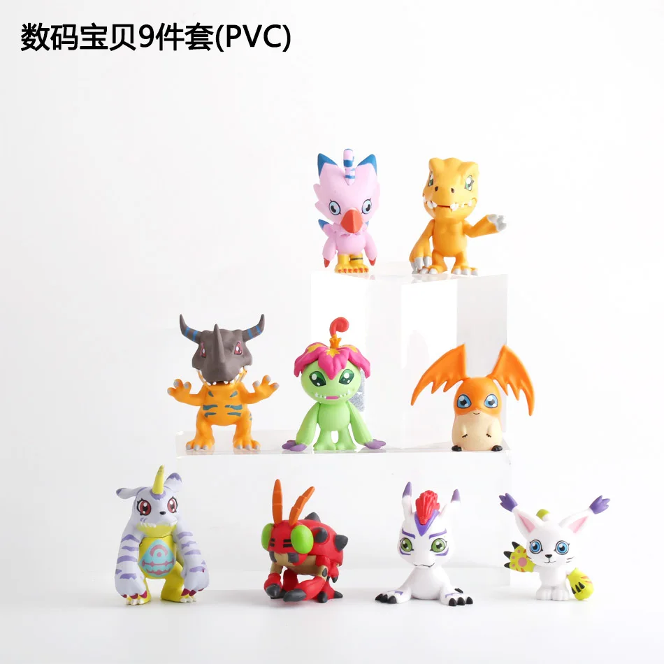 Digimon Приключения агумон патамон габумон ПВХ фигурки героев аниме три