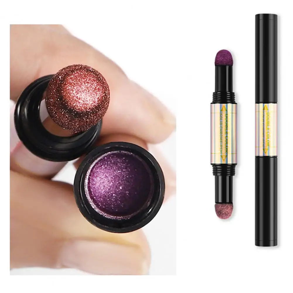 Nail Pen Double-Ended Stylish Colors ABS Air Cushion Magic for Nails Design Fashion Powder Tools Art | Красота и здоровье