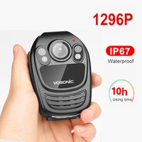 professional 1296p hd car camera dvr ip67 waterproof voice recorder police dv security body worn cam night vision clip video