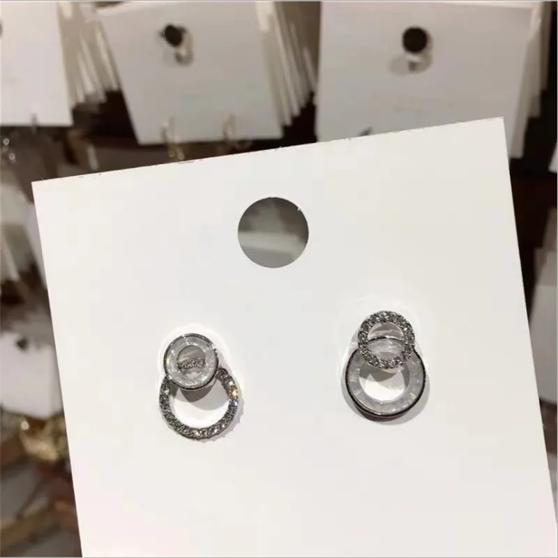 

Simple and Exquisite Asymmetric Earrings Wild Hollow Circle Geometric Earrings Women's Holiday Gifts Party Jewelry Wholesale