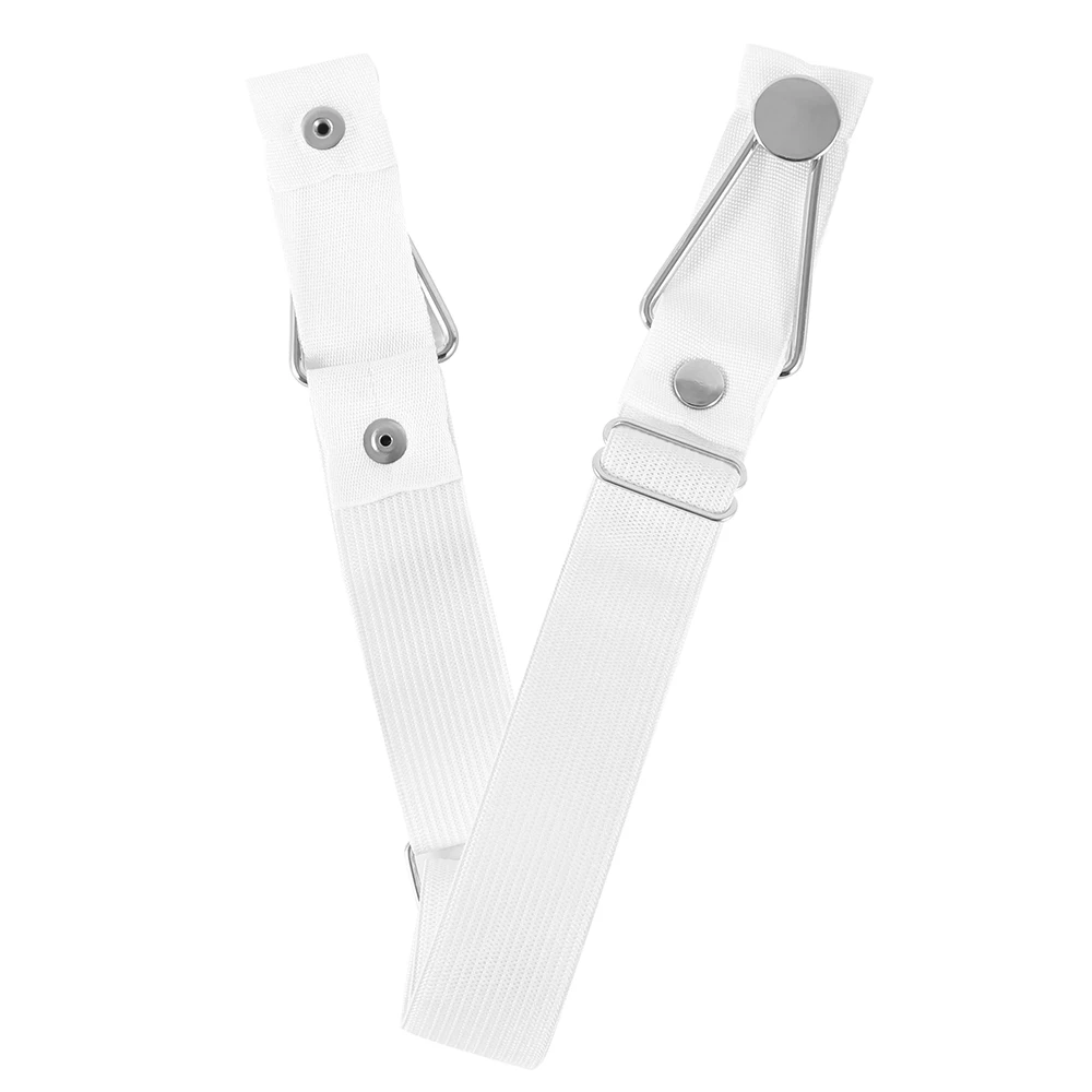 white 4pc-long 4 шт./лот, регулируемые зажимы для простыни, чехлы, захваты, держатель, матрас, одеяло, застежка, ремни, фиксация, нескользящий ремень - Цвет: white 4pc-long