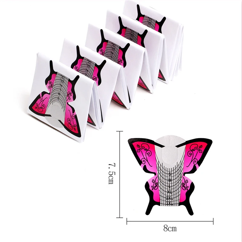 

Mobray Nail Art Tools Nail Extension UV Gel Tips Extension Builder Gel Extension Guide For Nail Extension Stencil Manicure Tools