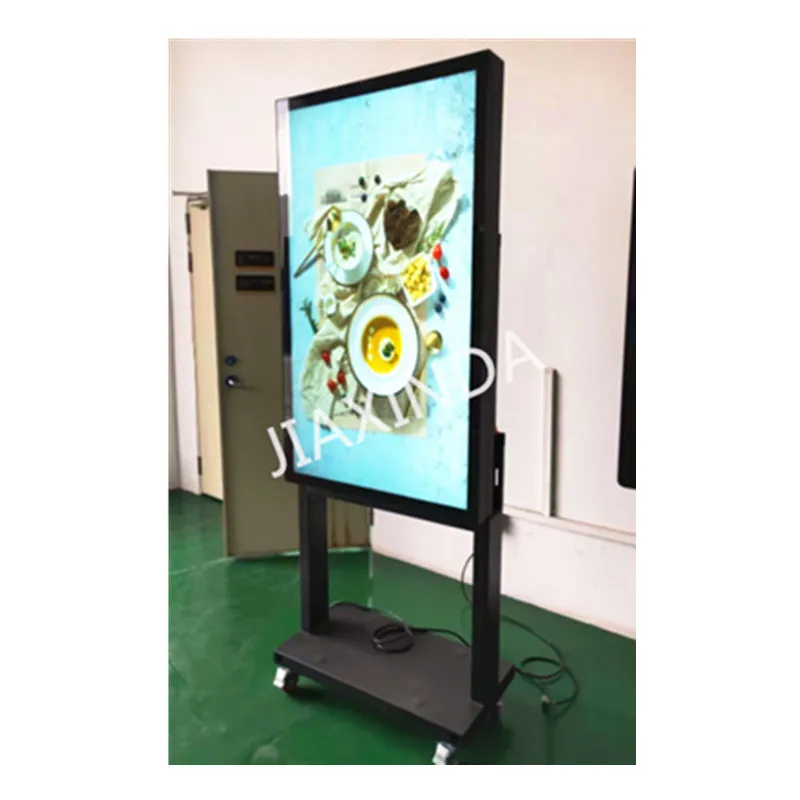 Высокая яркость 2500 нит 55 дюймов 4K тонкая витрина Android ЖК-дисплей для окон реклама