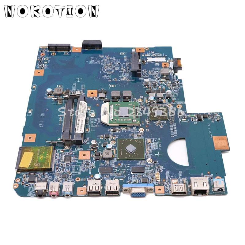NOKOTION для acer aspire 5536 материнская плата ноутбука MB. P4201.004 MBP4201004 JV50-PU 48.4CH01.021 материнская плата DDR2 Бесплатный процессор