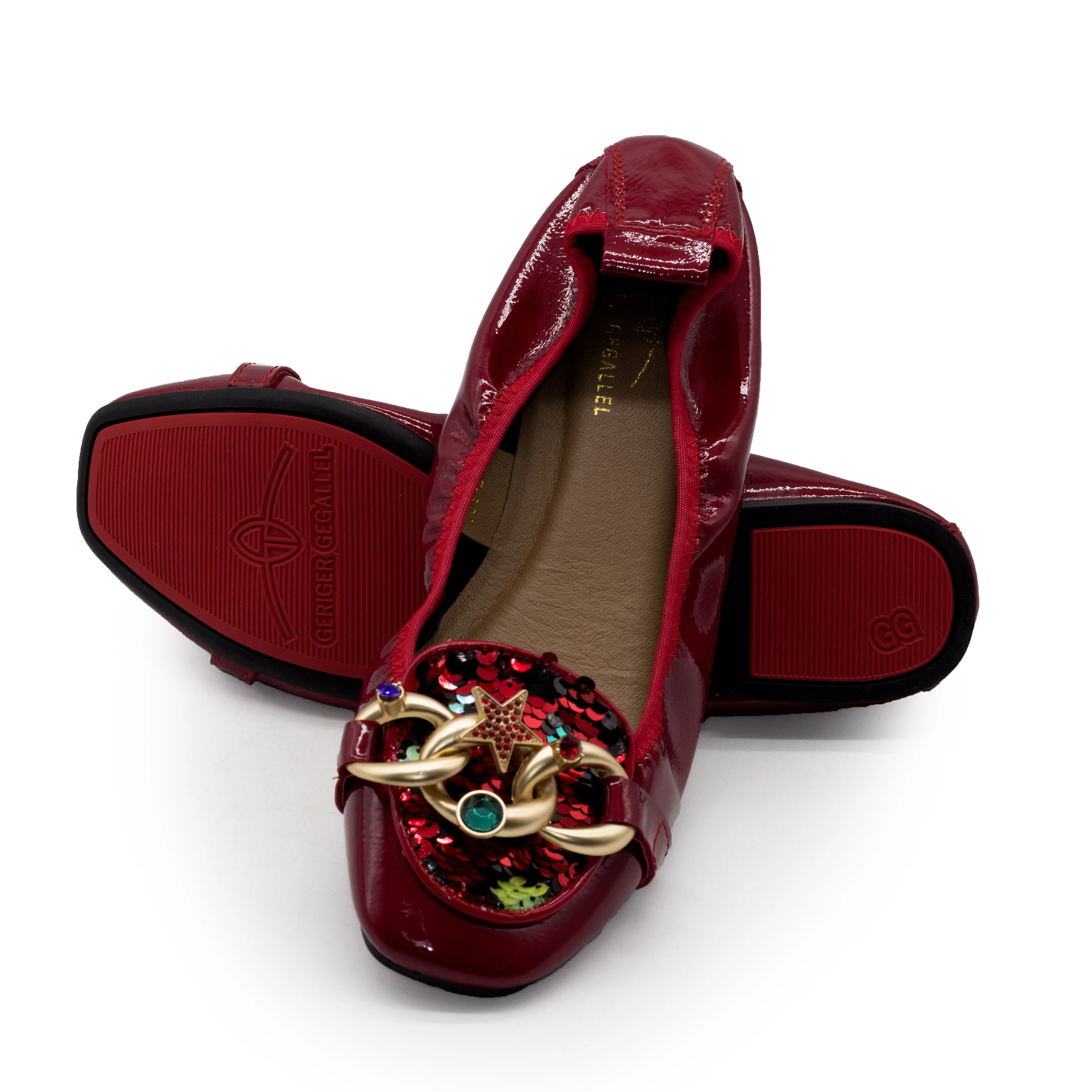 Women's Comfy Flats PU Leather Ballet Shoes Comfortable Female Footwear Women Flexible Flats for Office Dressy Comfort Shoes