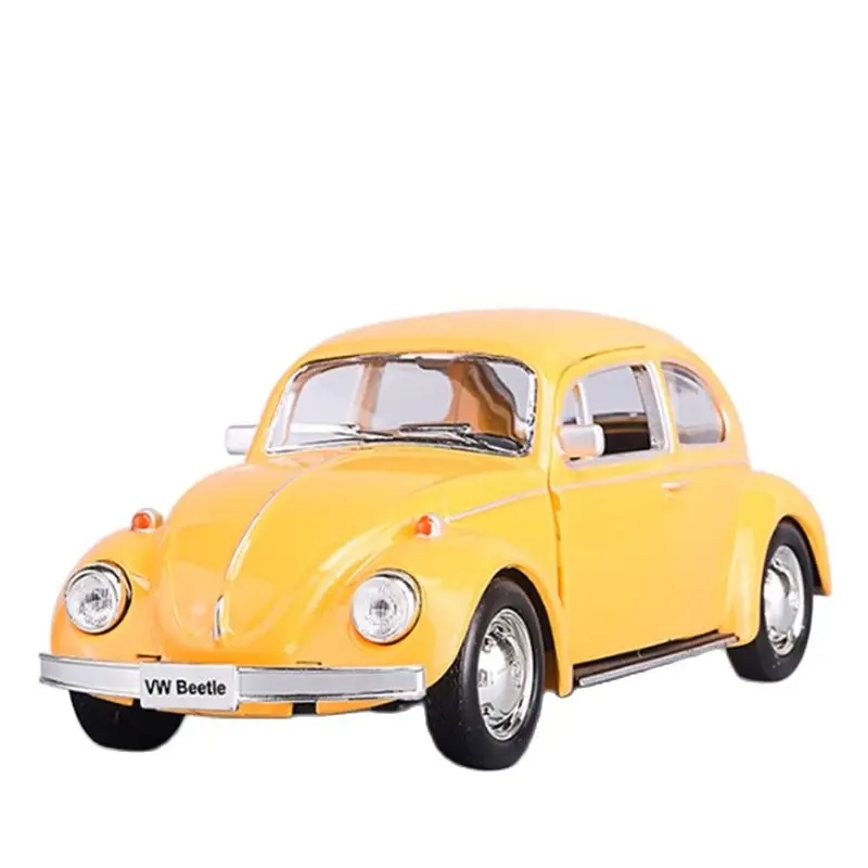 

1/36 VW Volkswage Beetle 1967 Retro Alloy Diecast Collectible Car Toy Office Home Decorative Souvenir Ornament