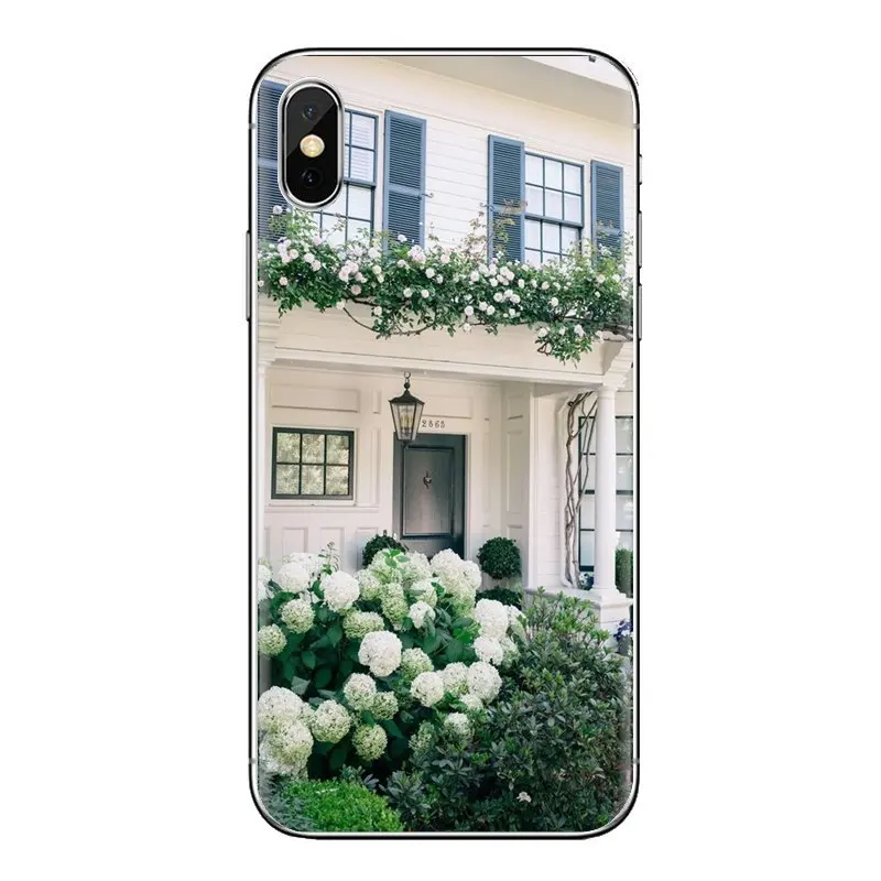 Houses Rose Door Flowers Attractio Soft Transparent Skin Case For Huawei Mate Honor 4C 5C 5X 6X 7 7A 7C 8 9 10 8C 8X 20 Lite Pro |