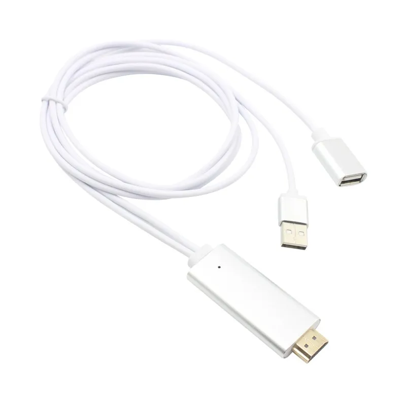 8 Pin/Micro USB к HDMI 1080P кабель HDTV адаптер AV для iPhone 5 6 S Plus Samsung Xiaomi LG | Электроника