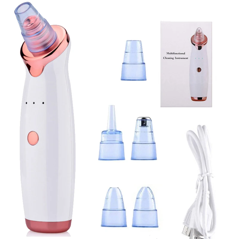 

Suckers Clove for Removing Black Dots Tongs Suction Blackhead Extrusion Pimples Acne Pores Cleaning Skin Strip the Face Electric