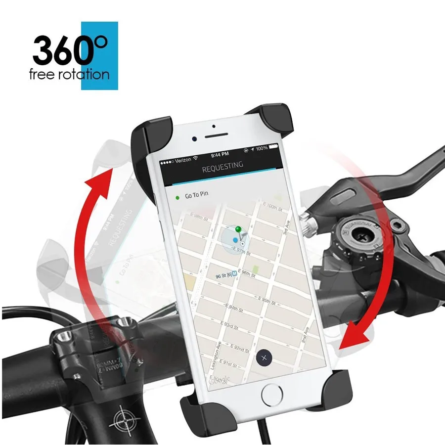 

Motorcycle Phone Stand for Samsung S10 Bicyle Phone Holder for IPhone 11 X 7 8 Huawei P30 Cell Phone Holder Bike Phone Mount