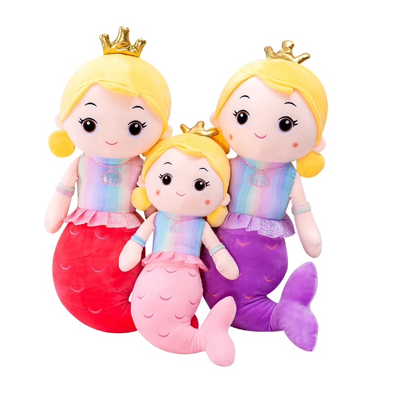 Корона русалки для маленьких девочек плюшевая игрушка кукла подарок на день