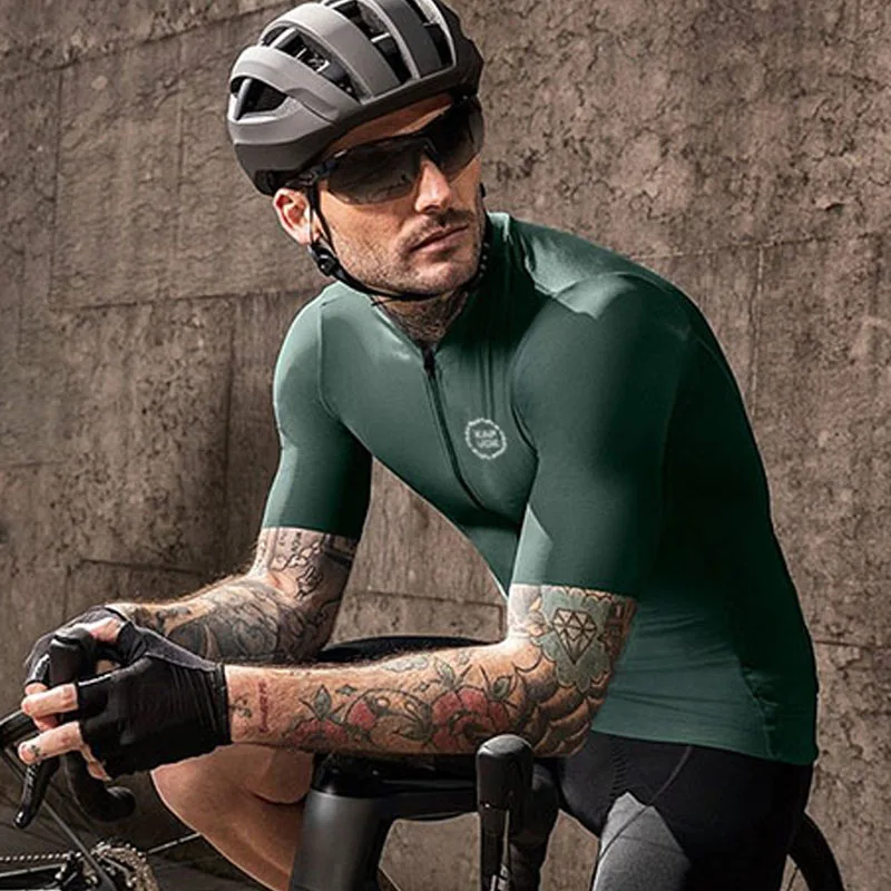 

Men's Women's Suit Cycling Clothes Fashion Outdoor Mountain Road Bike Short-Sleeved Dungarees Breathable Tights With Gel QXF34