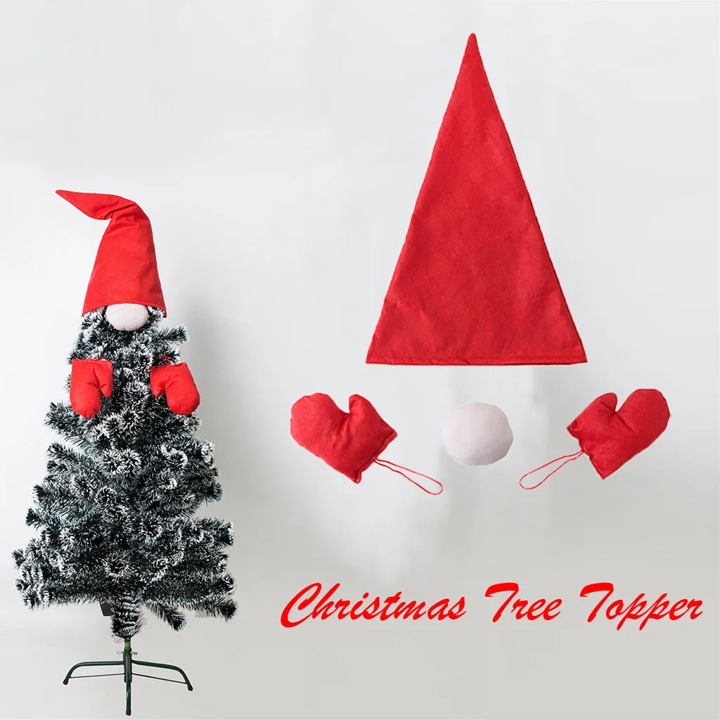 Рождественская елка верхнее покрытие дерево верхняя шляпа украшения домашний
