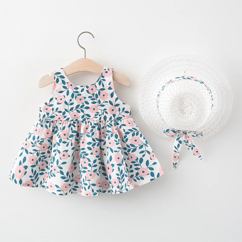 Платье для маленьких девочек Милое летнее платье с героями мультфильмов