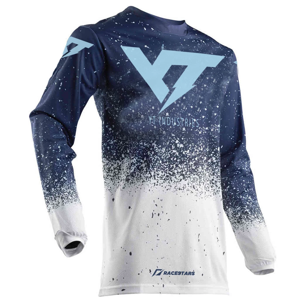 

YT 2021 Motocross Jersey Downhill Jersey Mountain Bike DH Enduro MTB Shirt Cycling Maillot Ciclismo Hombre Quick Drying Jersey