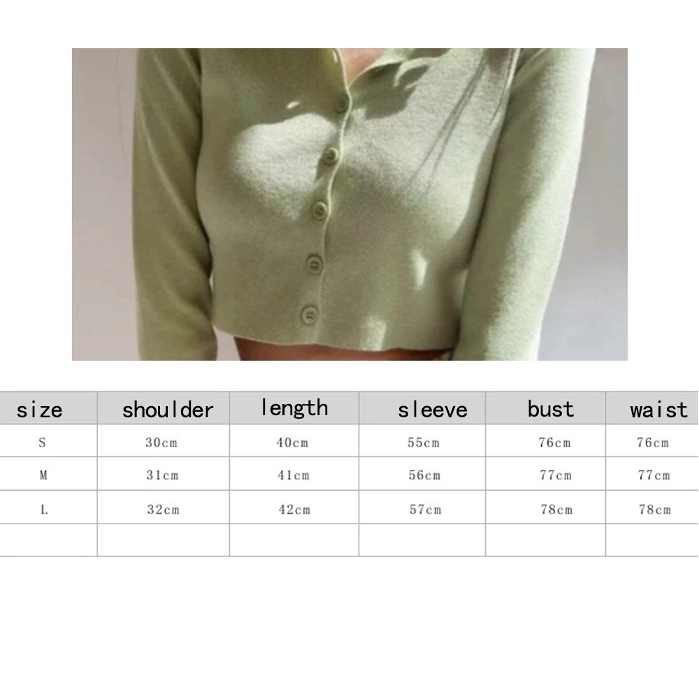 

Short Knitted Sweater 2020 new thin knit sweater cardigan women spring and autumn Korean women sweater knit women long sleeves
