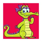 5D алмазная живопись сделай сам, круглые животные, маленький динозавр, алмазная вышивка, мозаика, украшение для дома, ручная работа, подарок