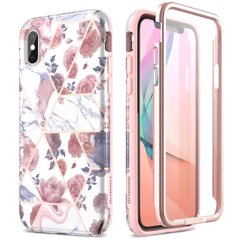 Чехол для iPhone 11 pro Max X XS 7 8 plus с полной защитой и экрана противоударный роскошный