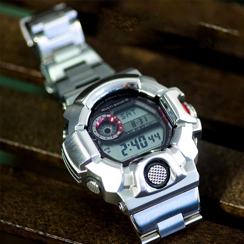 Ободок для GW-9400, черный, 316, нержавеющая сталь, серебро, золото, для мужчин, для спорта, дайвинга, металлическая пряжка, ремешок для часов, чехол для часов, ободок, инструмент
