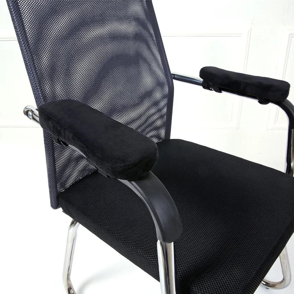 

1pc New Slow Rebound Memory Foam Armrest Cushion Pad Chair Mat Elbow Rest Cover office chair home decor