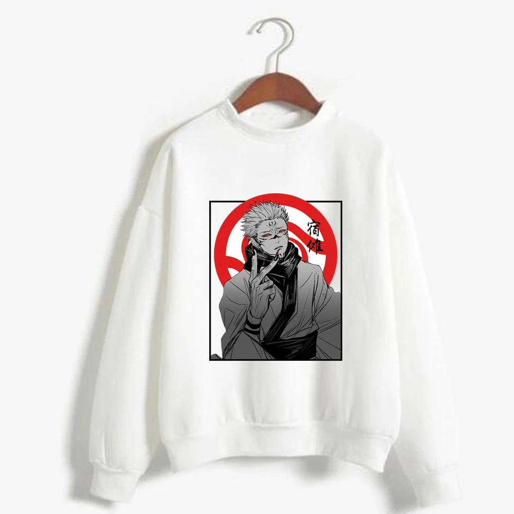 

Весенне-осенний Свободный свитшот унисекс в стиле Харадзюку, Свитшот в японском стиле аниме юютсу кайсен