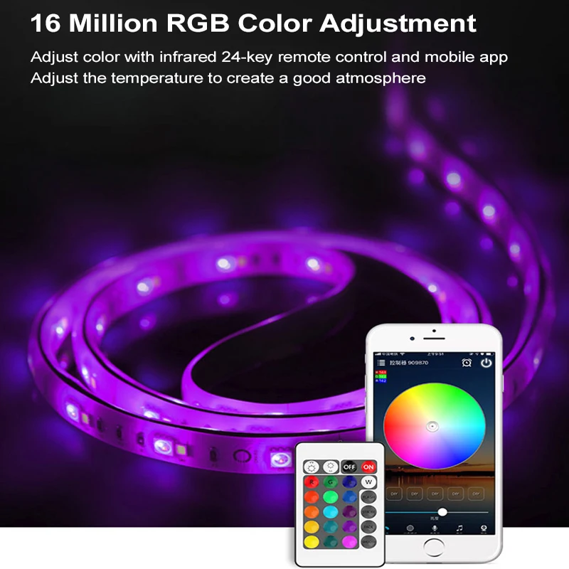 

Беспроводной Bluetooth Wi-Fi контроллер Magic Home для Amazon Alexa Google Home RGB/RGBW, светодиодные ленты, 5 В, 12 В, 24 В постоянного тока