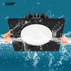 DBF черныйбелый IP65 Водонепроницаемый Встраиваемый светодиодный точечный светильникled COBSMD5730 5 Вт, 7 Вт, 9 Вт, 12 Вт, 15 Вт Встраиваемая точечные потолочные светильники для Ванная комната