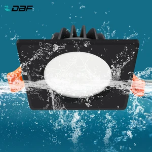 DBF черныйбелый IP65 Водонепроницаемый Встраиваемый светодиодный точечный светильникled COBSMD5730 5 Вт, 7 Вт, 9 Вт, 12 Вт, 15 Вт Встраиваемая точечные потолочные светильники для Ванная комната