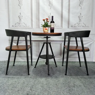 Сочетание столов и стульев для балкона маленький круглый столик стул кафе