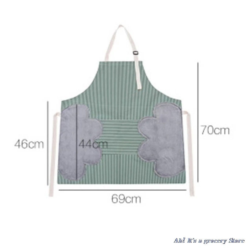 

Double-sided dry hand apron Kitchen cleaning helper Gadget Access Waterproof