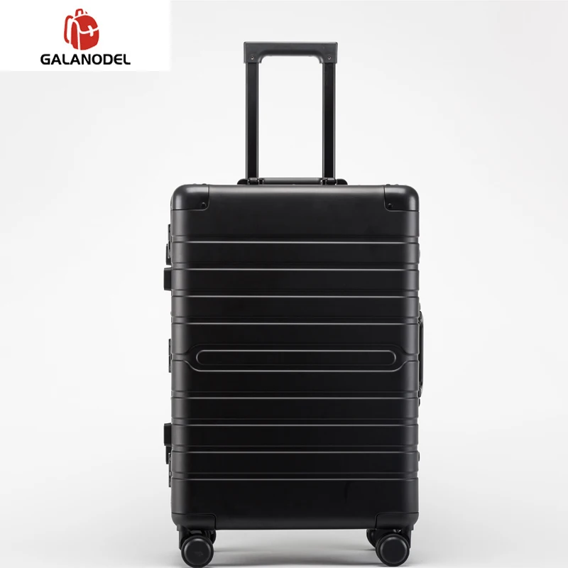 100% Алюминиевый Чехол для дорожного костюма на колесиках чехол деловой тележки