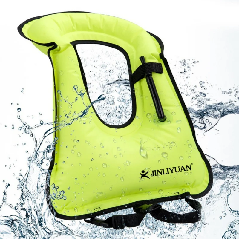 

Adult Portable Swimming Snorkeling Buoyancy Vest Inflatable Safety Life Jacket Men Women Lifebuoy Drifting Water Sport Accessory
