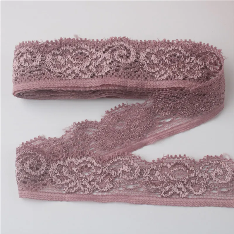 10 ярдов/партия эластичная кружевная лента Ширина 22 мм | Дом и сад