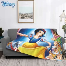 Disney Princess Cartoon Blanket Plush for Kids Adults Print warm Sherpa flannel Bedspread Blanket Throw for Sofa Bed Cover (2)
