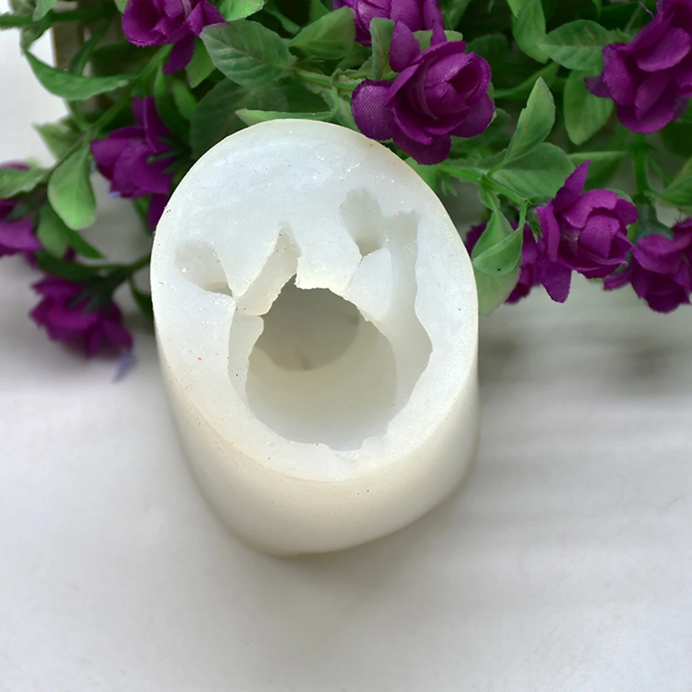 Силиконовая форма для милой собаки мусс торта 3D Сидящая собака инструмент