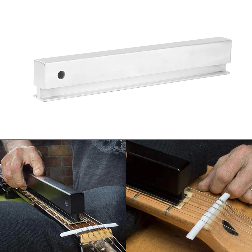

Guitar String Straightener Fretbar Understring Leveler Fret Sanding Leveling Beam File Bar for Guitar Repair Tool