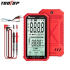 Мультиметр TOOLTOP ET8134, 4,7 дюйма, ЖК-дисплей, Измерение постоянногопеременного тока, напряжения, емкости, сопротивления, тестер NCV