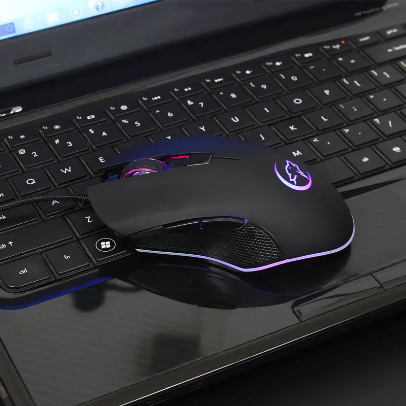 G812 игровая оптическая проводная мышь красочный дыхательный светильник