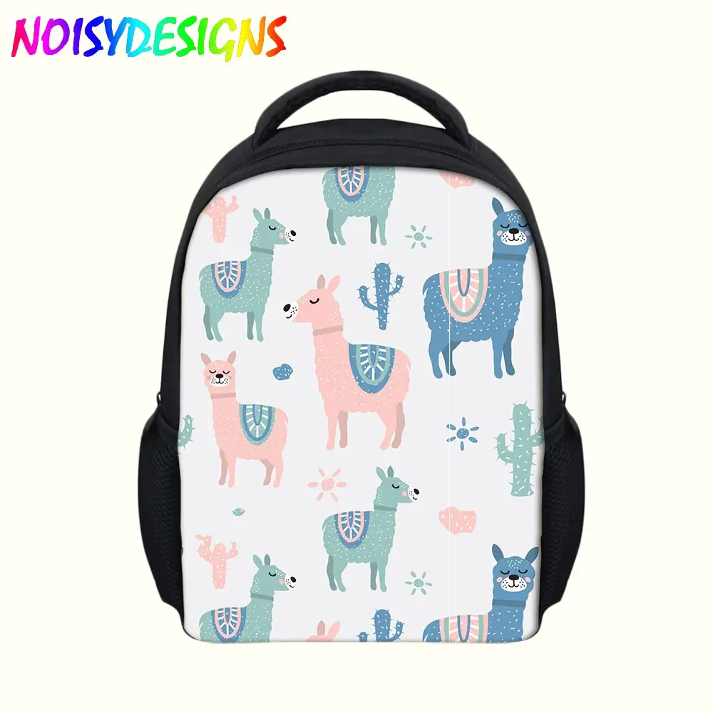

MOZOEYU Cute Alpaca bagpack mochilas escolar 2021 boys girls backpack school bags kids backpacks toddler back pack lunch ba