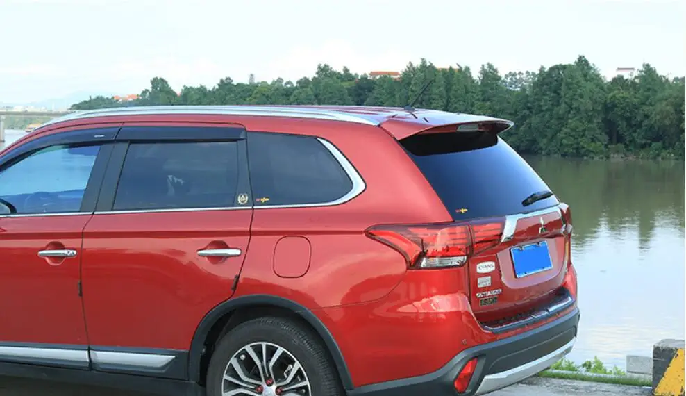 ABS Краски Автомобиля Заднее Крыло багажника выступ Спойлеры для Mitsubishi Outlander